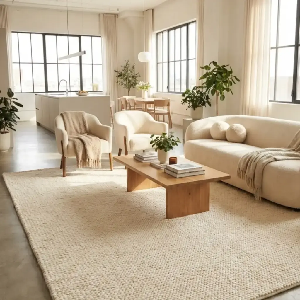 Anchor with Oversized Area Rugs