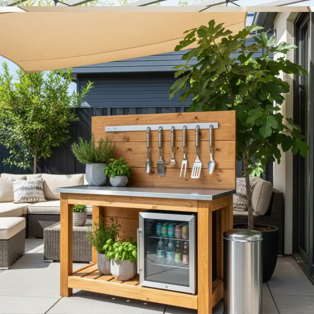 Build a DIY Outdoor Kitchenette