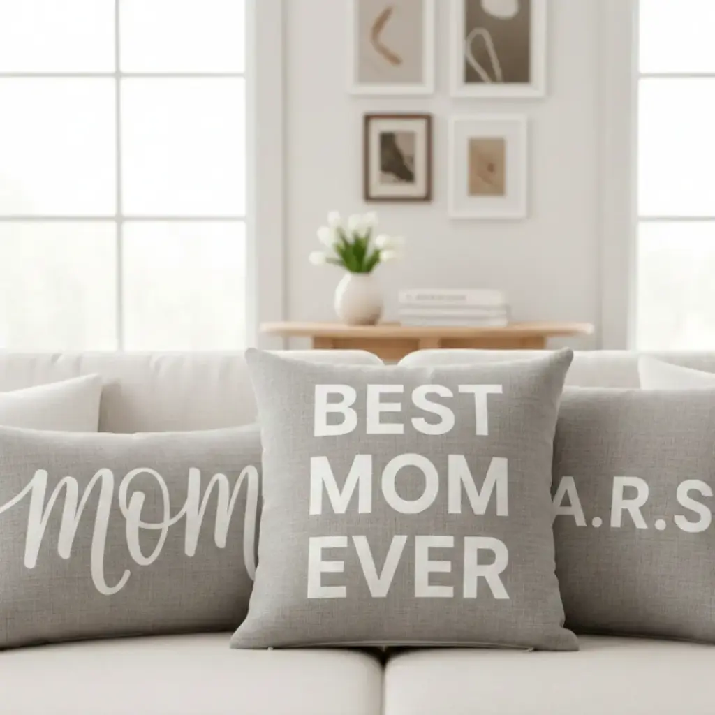 Custom "Mom" Throw Pillows