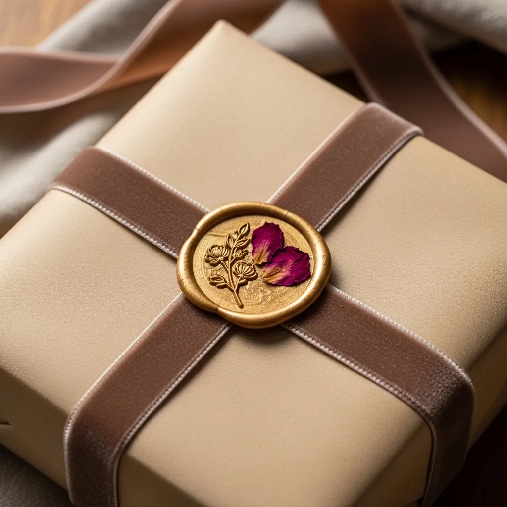 Elevated Kraft Paper with Wax Seals