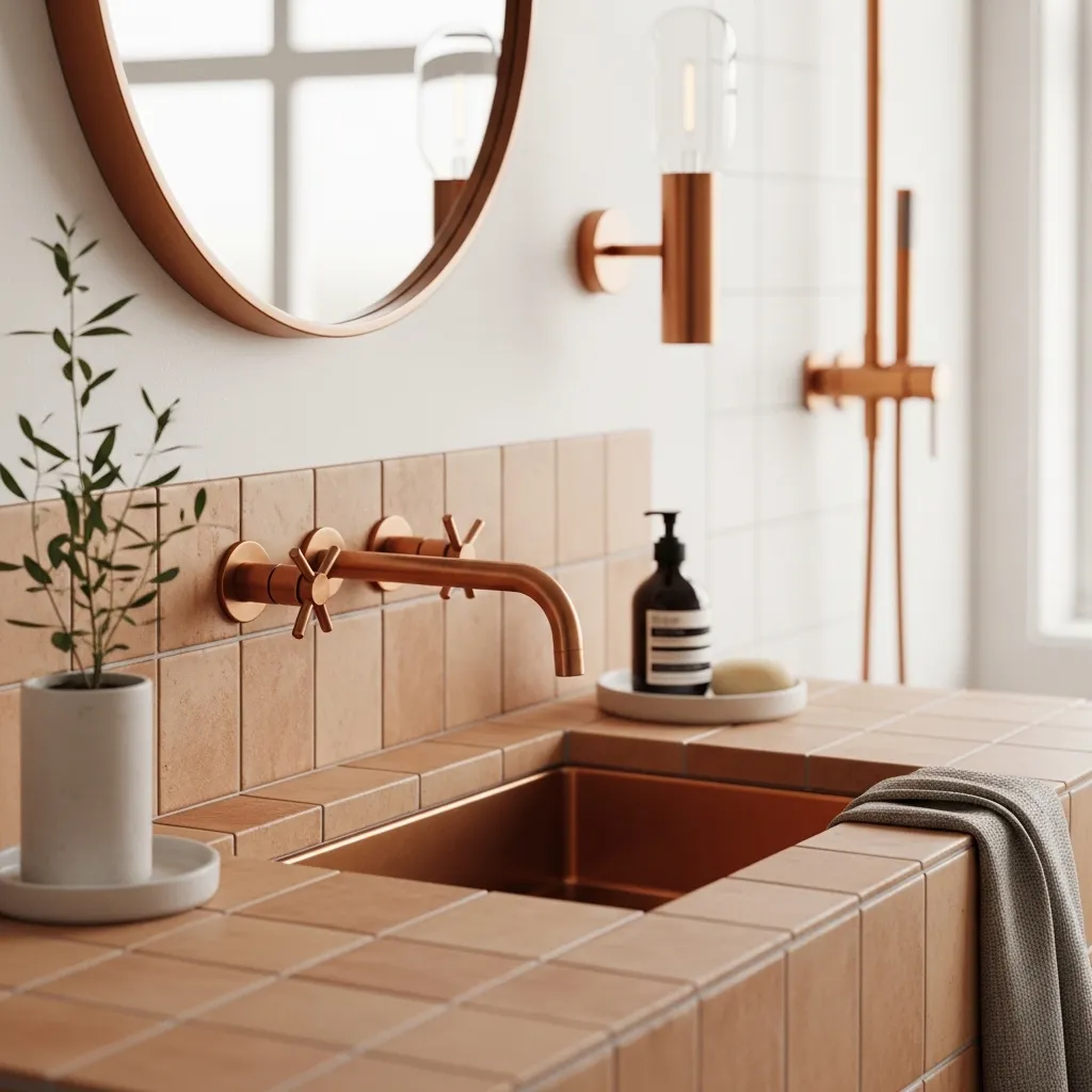 Exposed Copper Fixtures