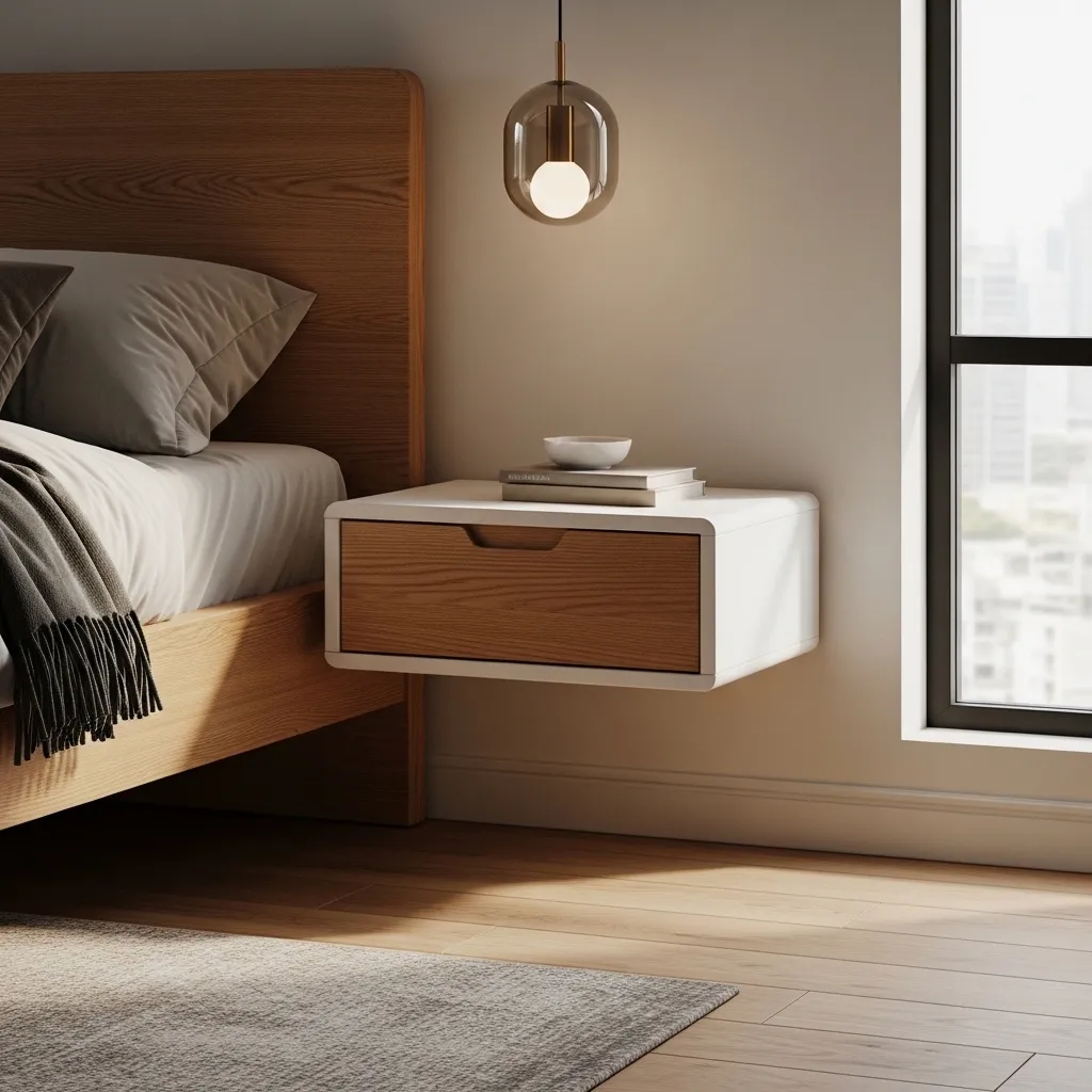 Floating "Cloud" Nightstands