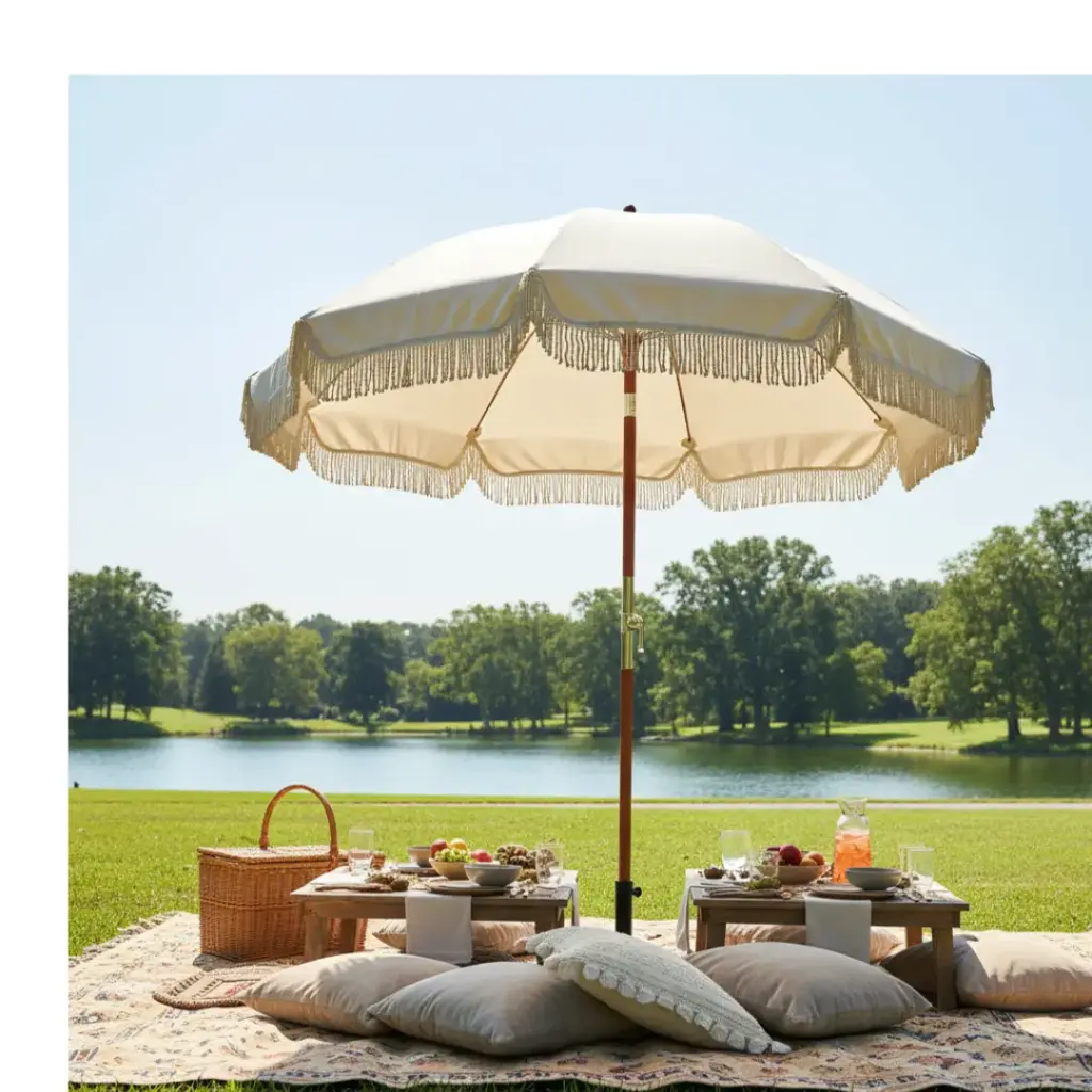 Fringed Sun Umbrellas