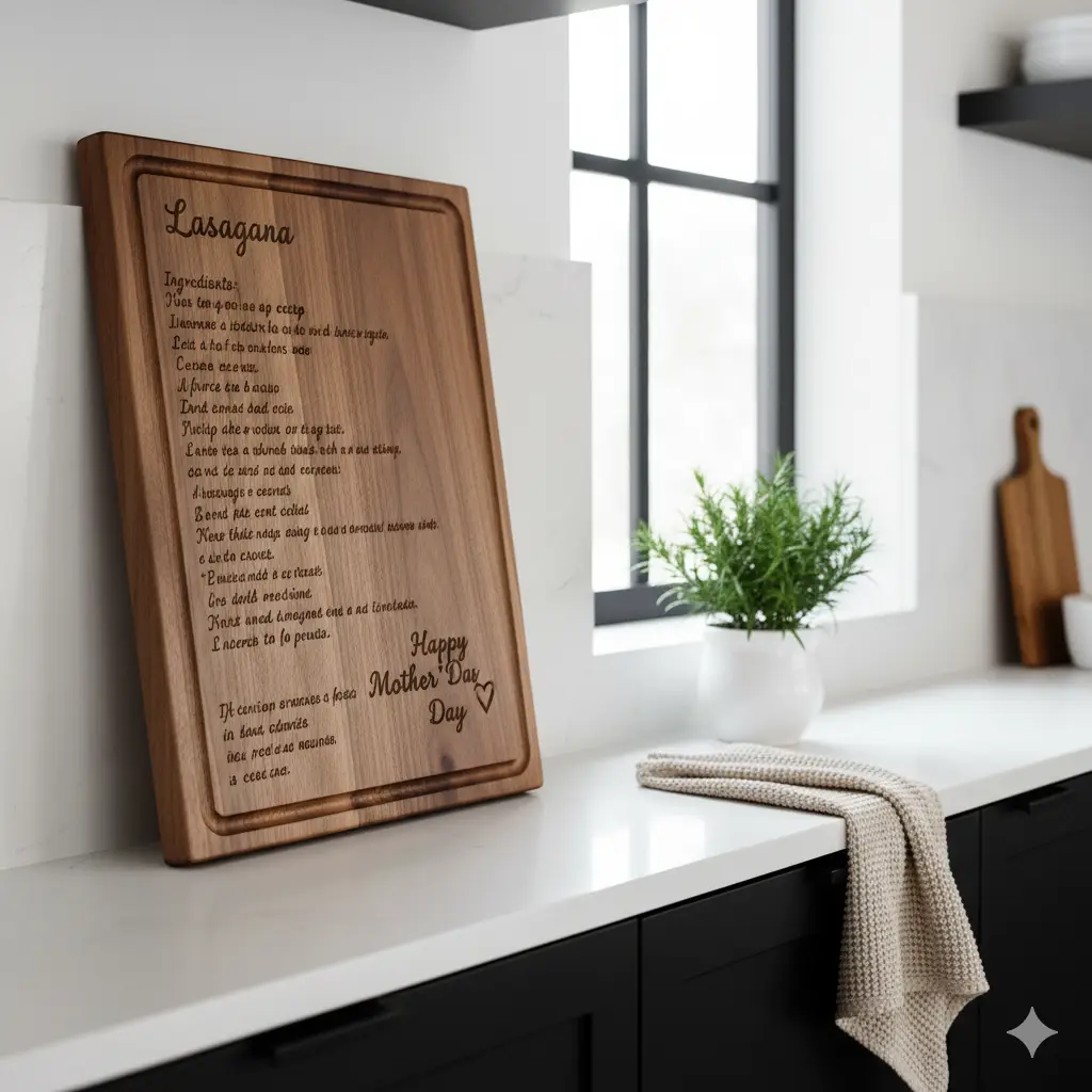 2. Kitchen Magic: Heirloom Recipe Cutting Boards