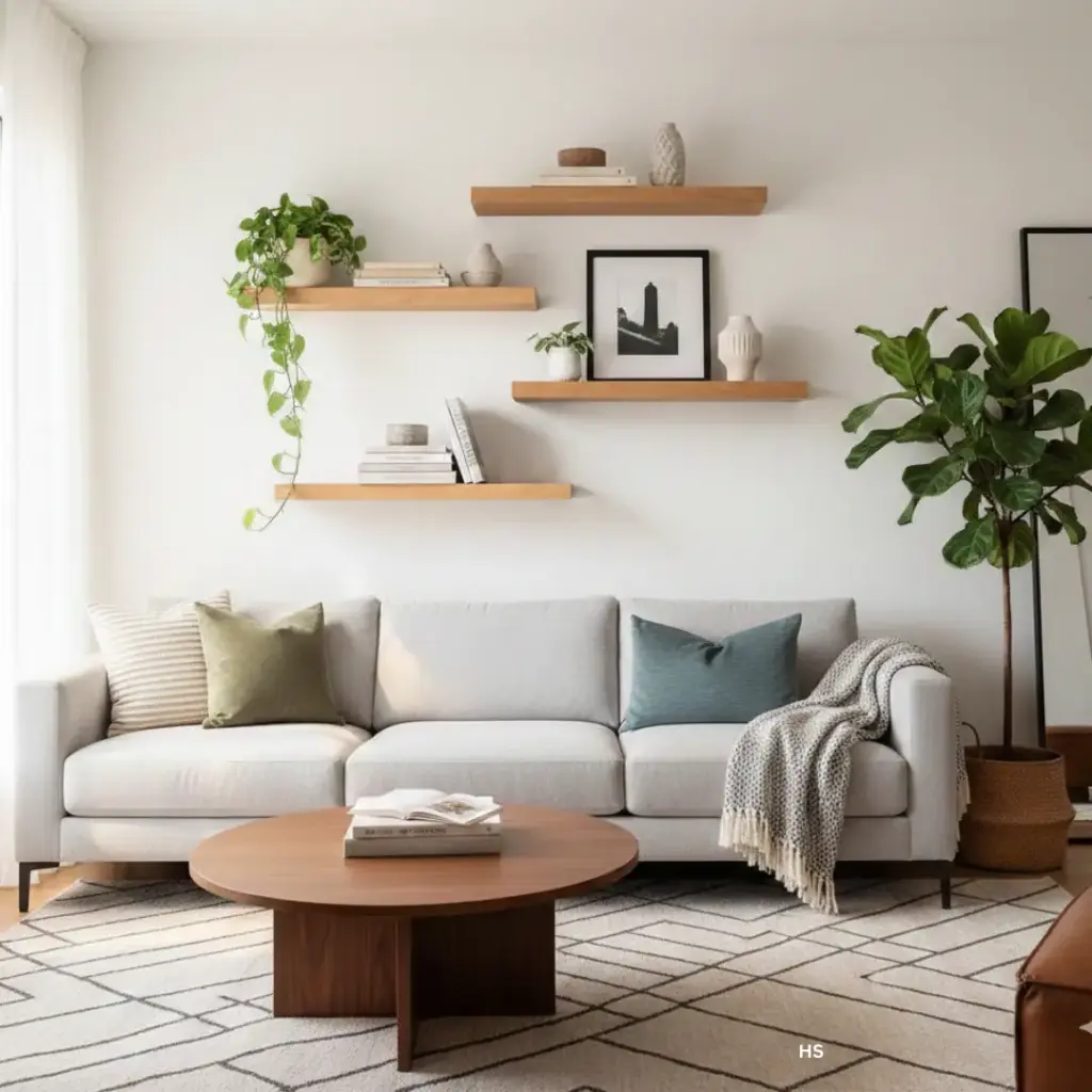 Install Chunky Floating Shelves