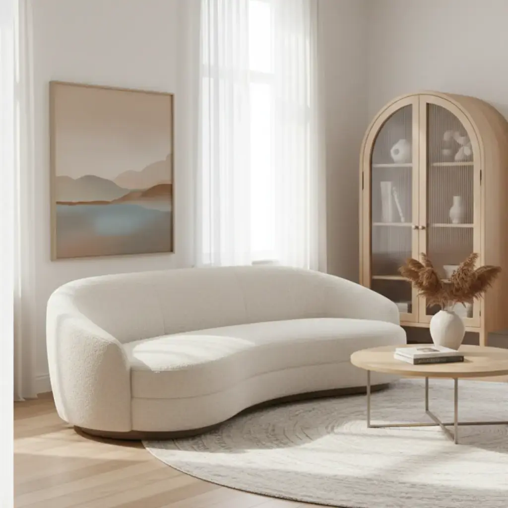 Introduce Curved Furniture Pieces