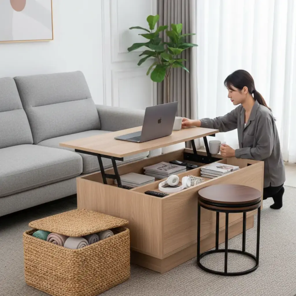 . Invest in Multi-Functional Coffee Tables