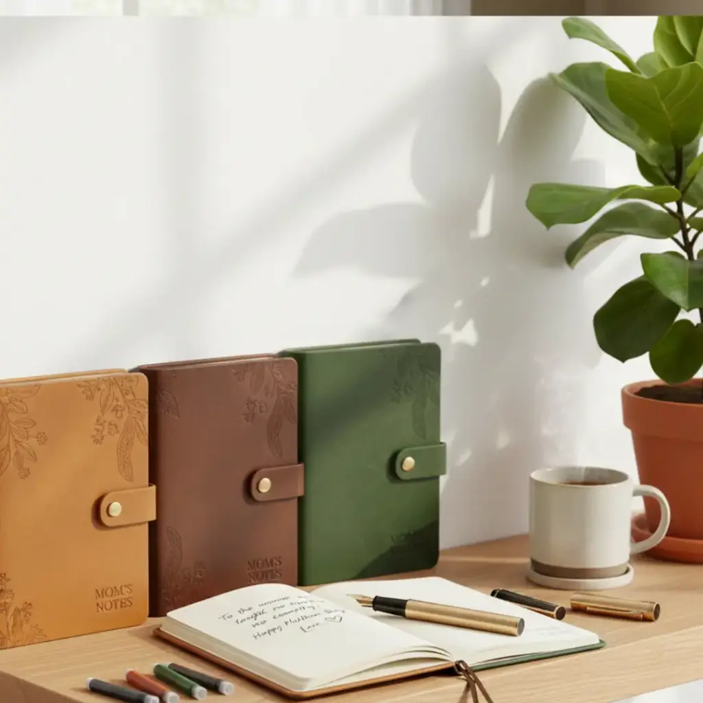 Literary Love: Embossed Leather Journals