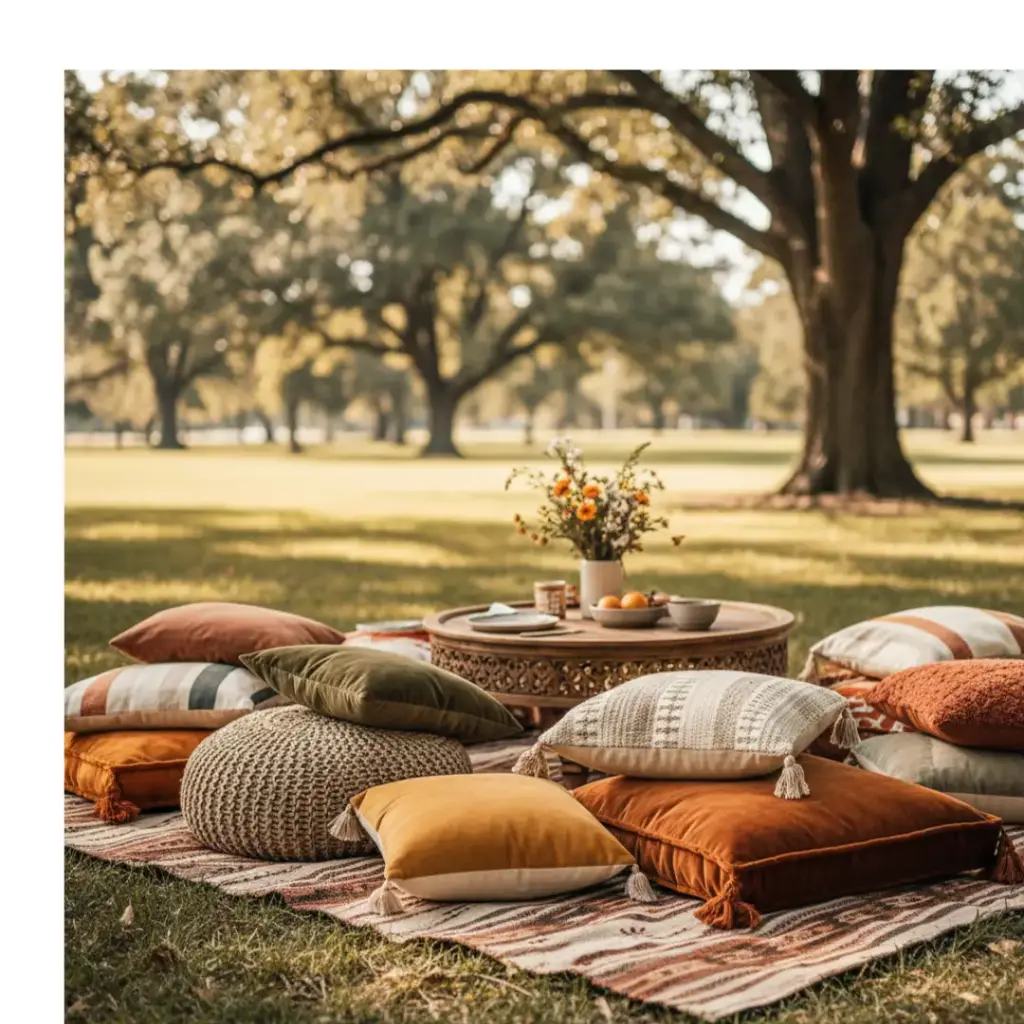 Mismatched Throw Pillows