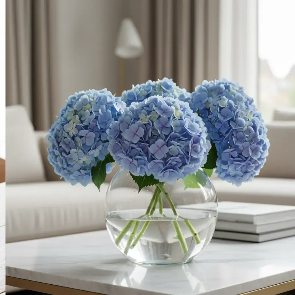 Monoblossom Hydrangea Clouds