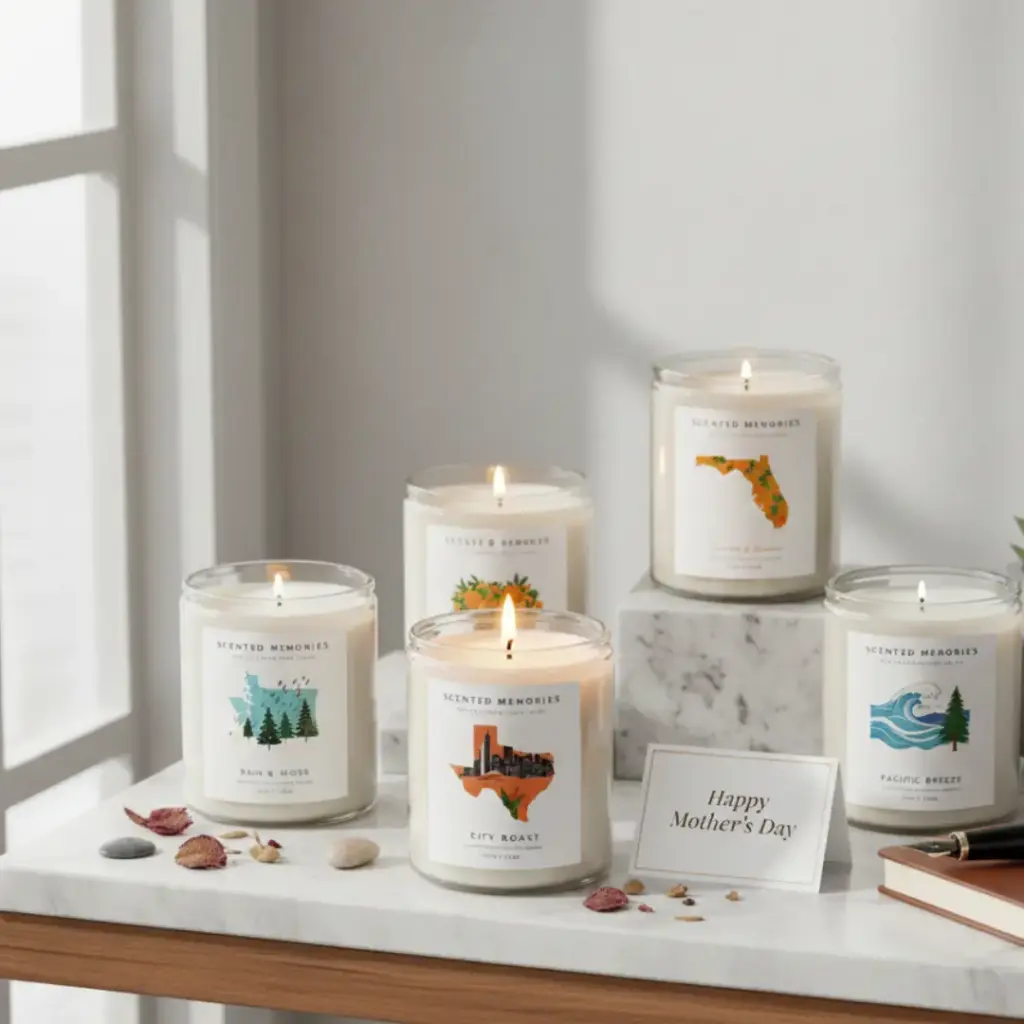 Scented Memories: Personalized State Candles