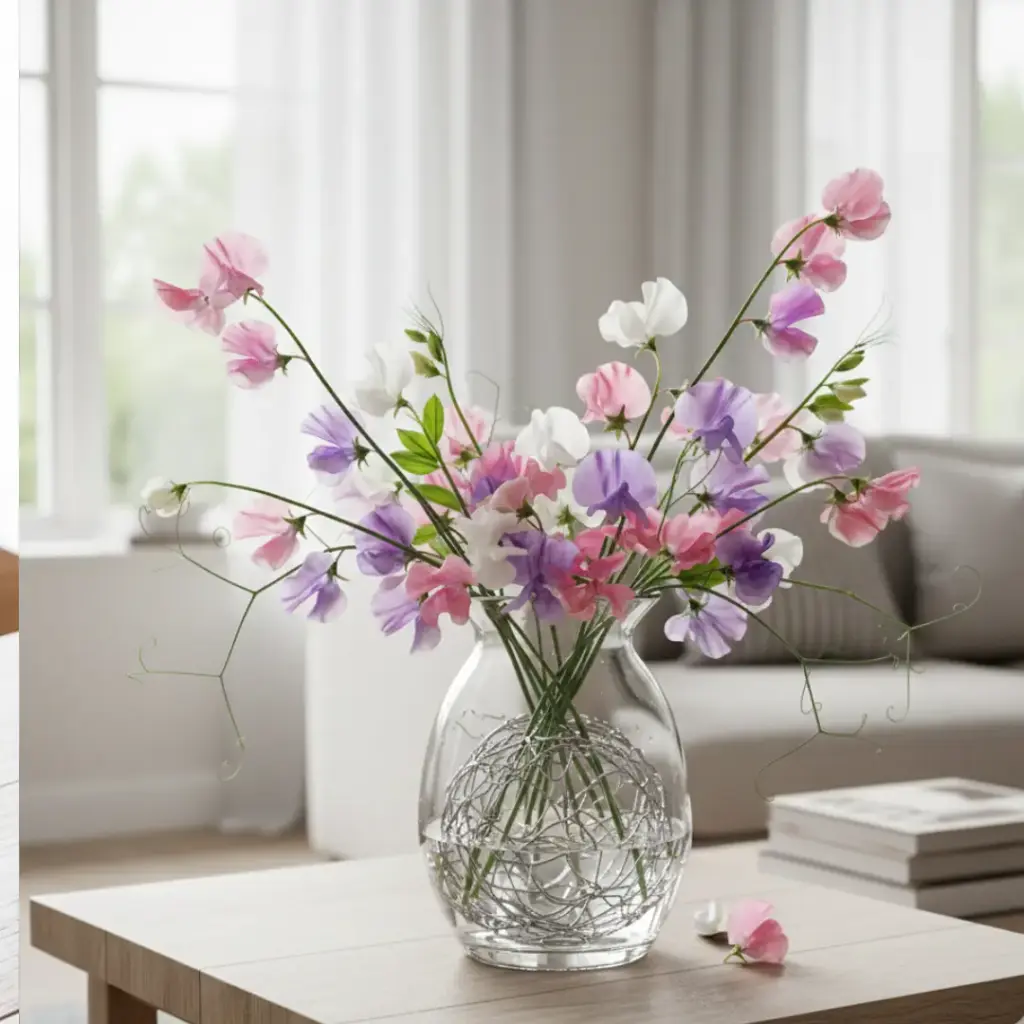 Sweet Pea Wire Cage Design