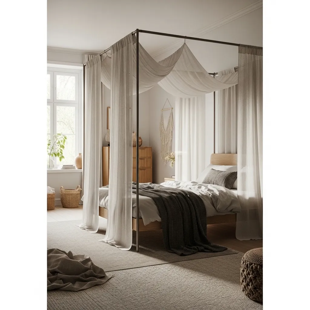 The "Main Character" Canopy Bed