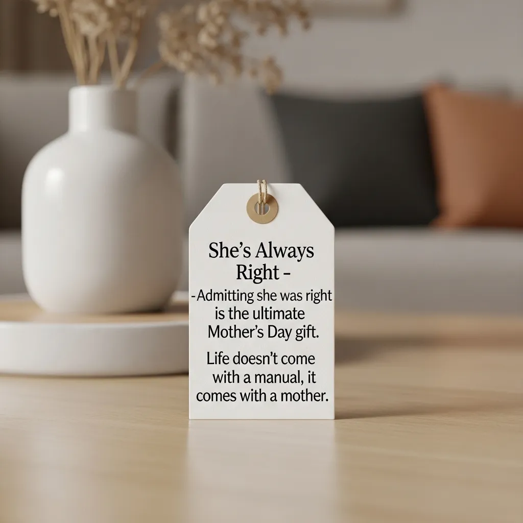 The "She’s Always Right" Quote