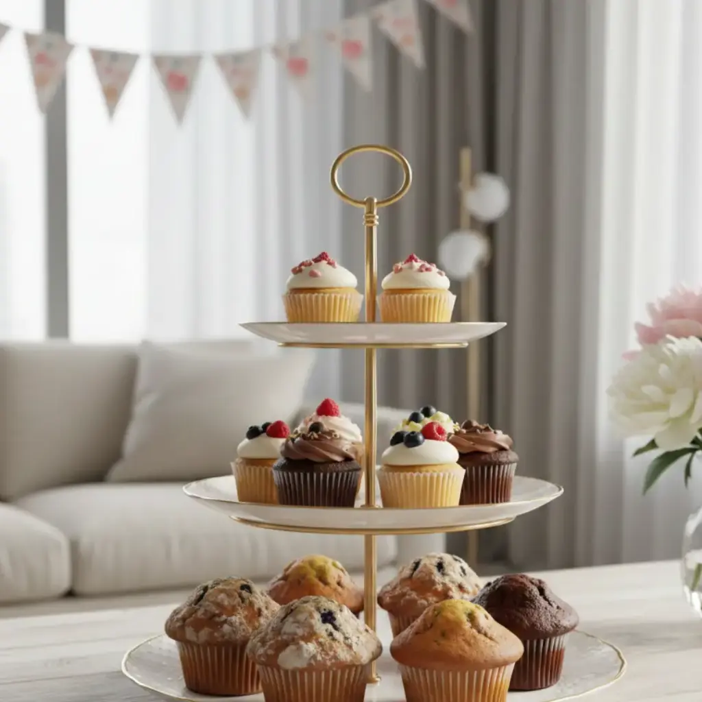 Tiered Cupcake Stand Displays