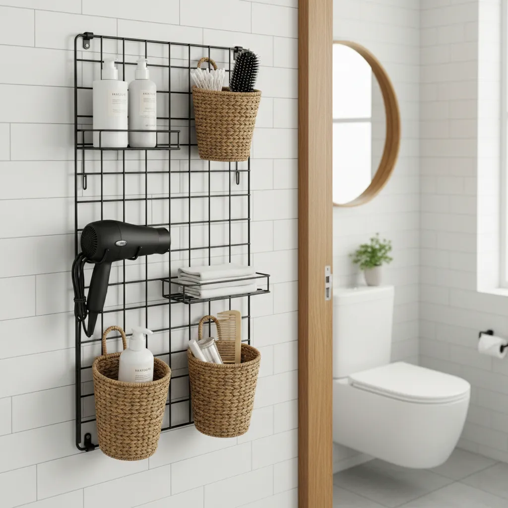 Wire Grid Wall Organizers