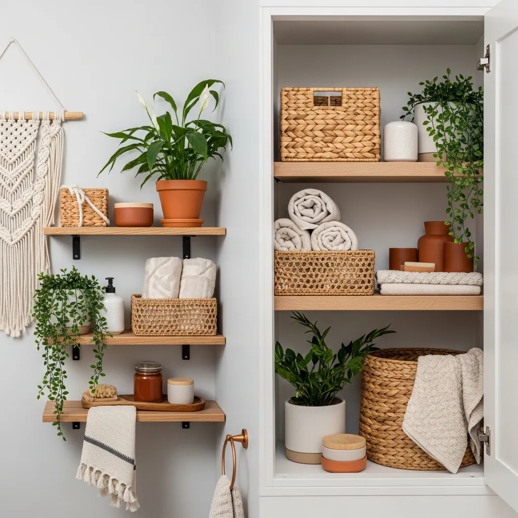 14 Small Boho Bathroom Ideas: Big Style in Tiny Spaces
