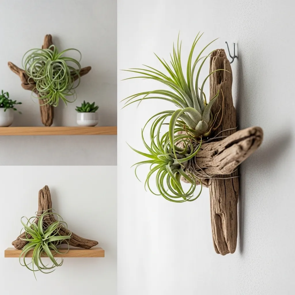 Air Plants on Driftwood