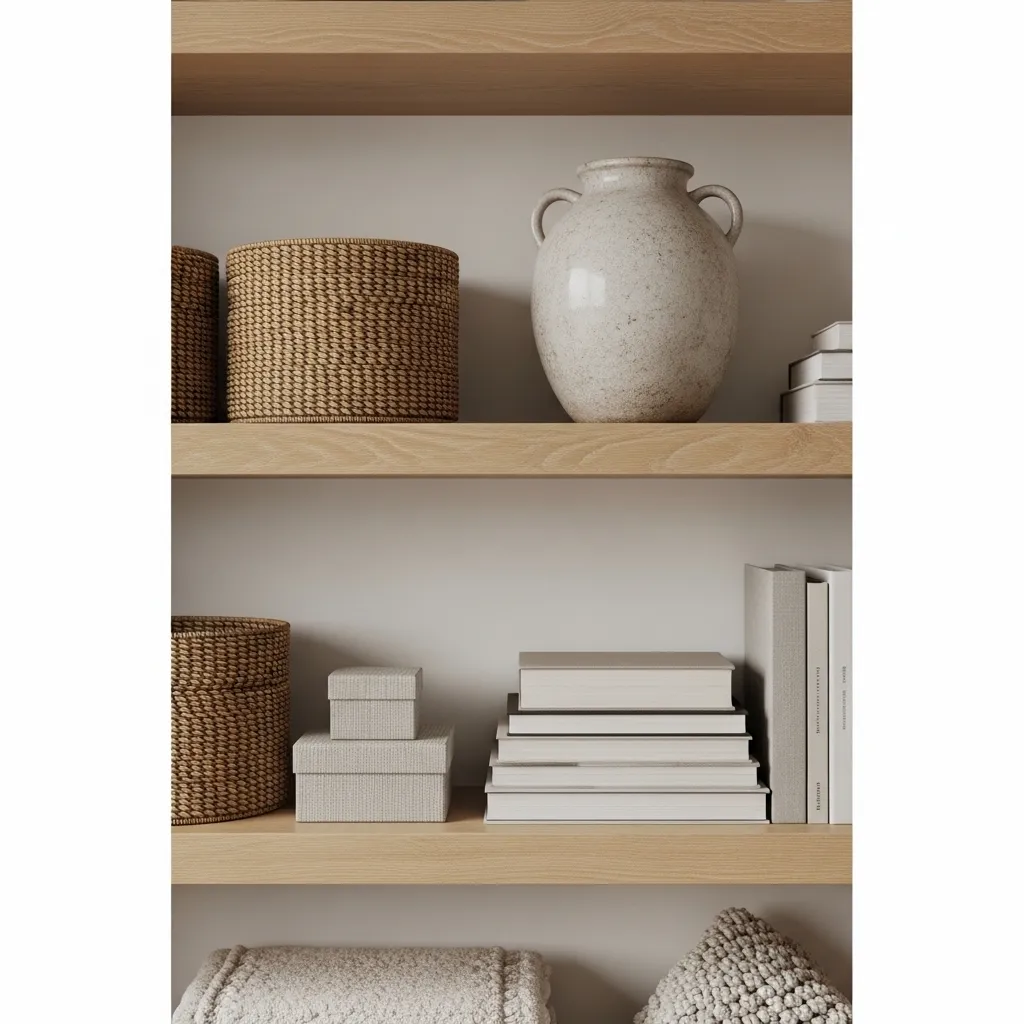 Anchor Your Shelfie with Texture and Volume