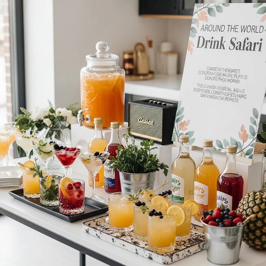 Around the World" Drink Safari