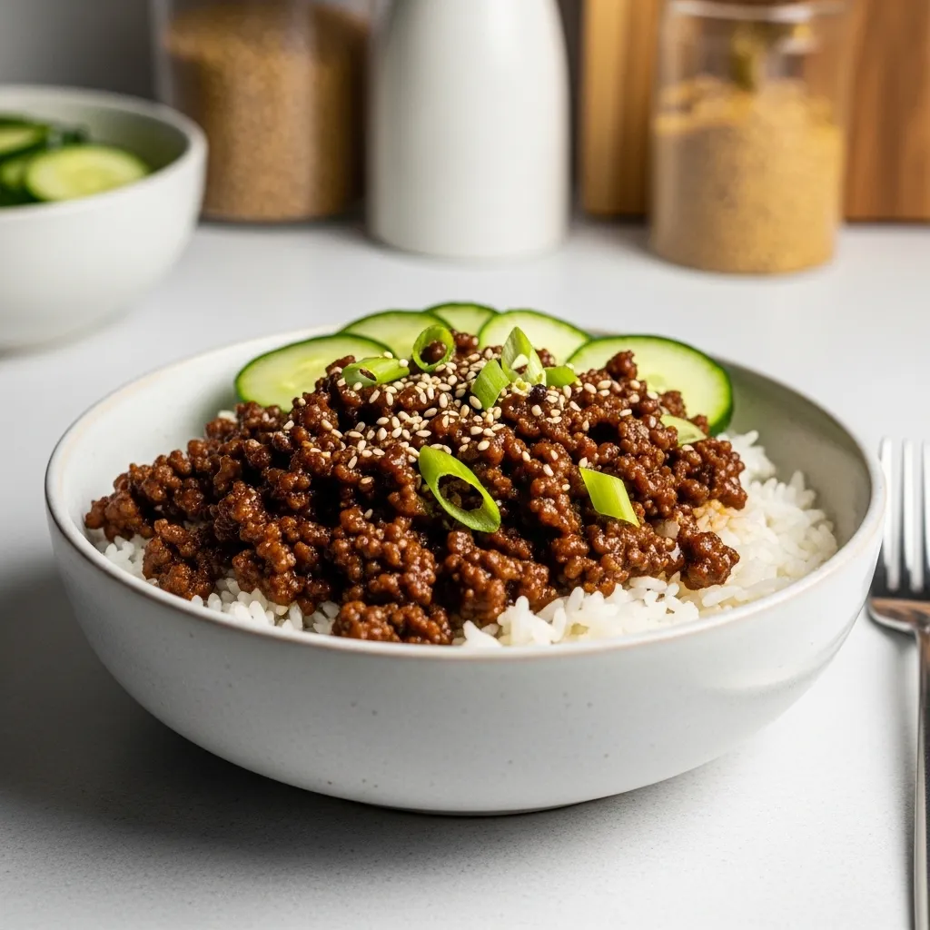 Beef Up with 20-Minute Korean Beef Bowls