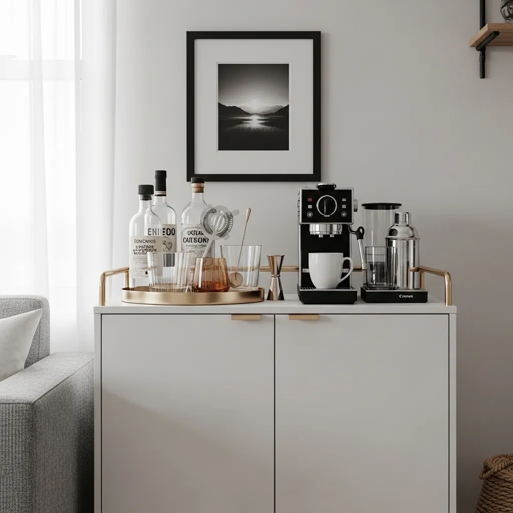 Create an Inviting Cocktail or Coffee Station