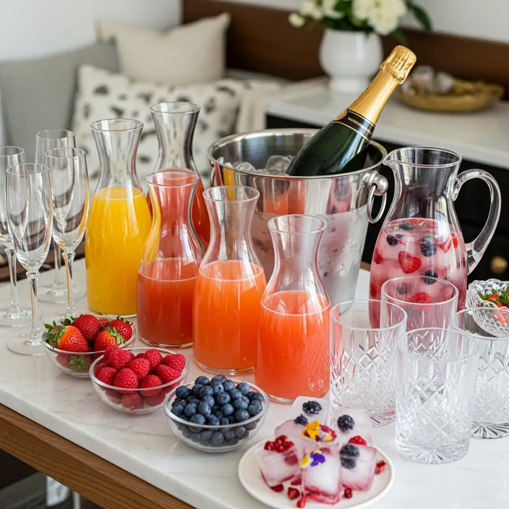 Curate a Luxurious Drink Station