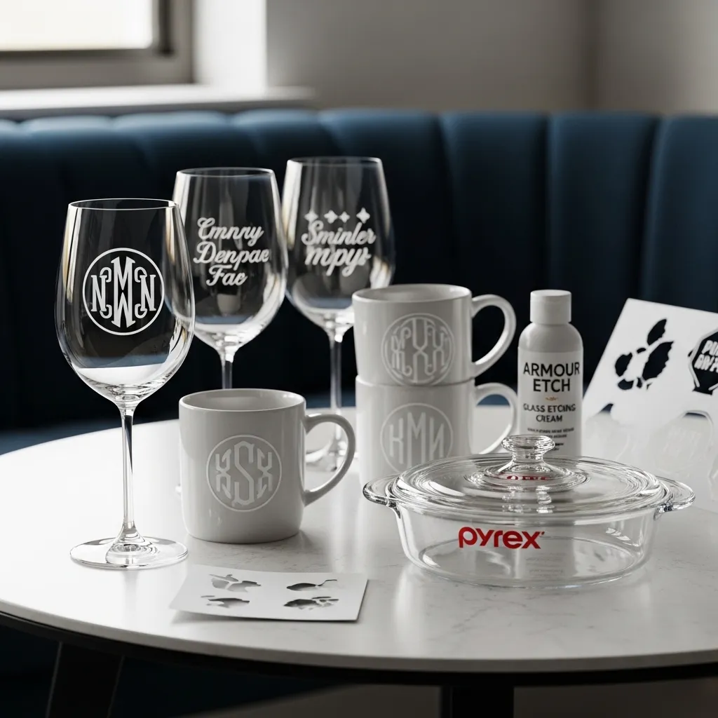 Custom-Etched Glassware