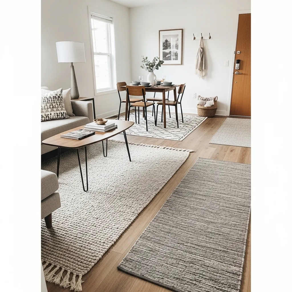 Define Zones with Area Rugs