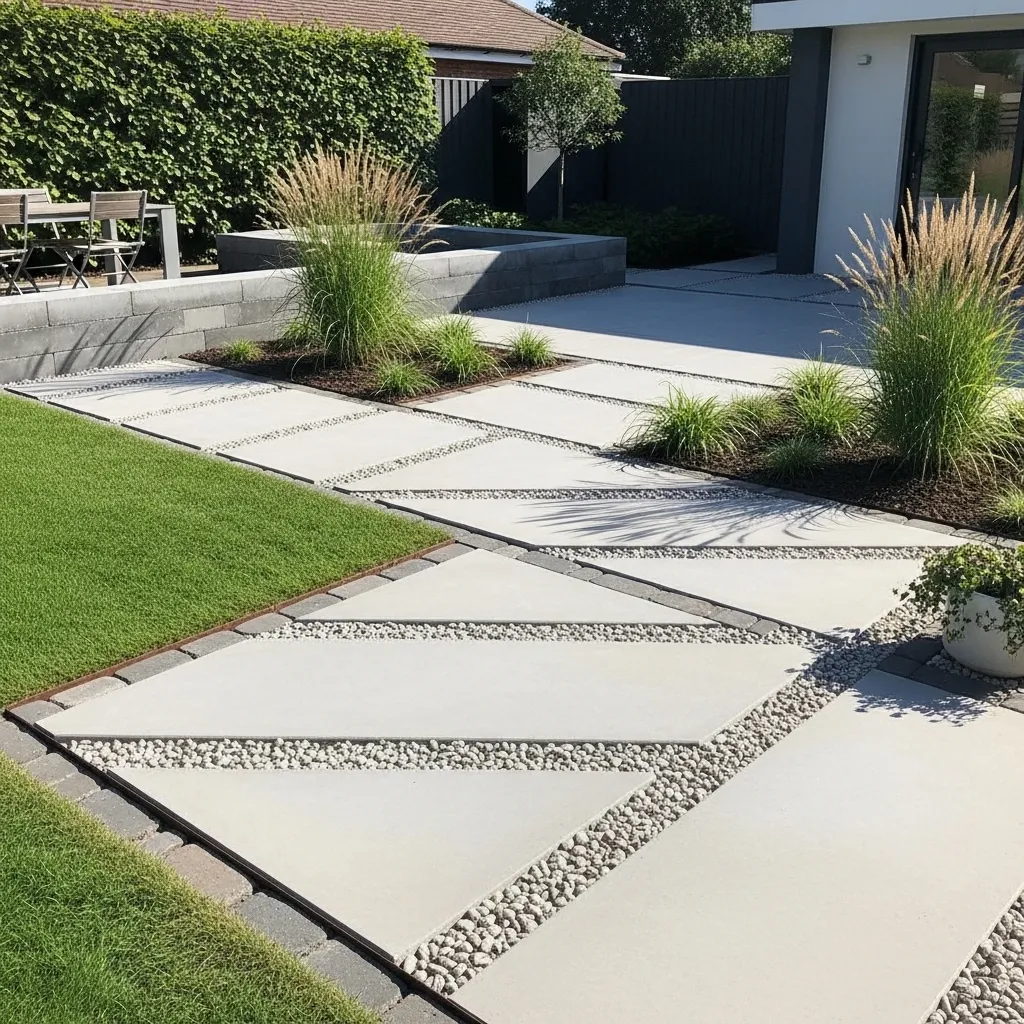 Define Zones with Hard scaping