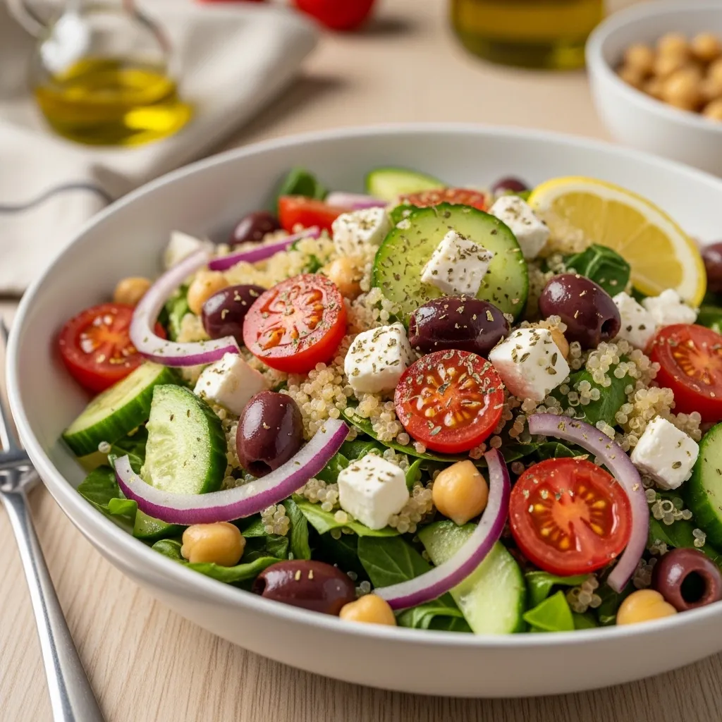 Fresh and Zesty Mediterranean Quinoa Salad