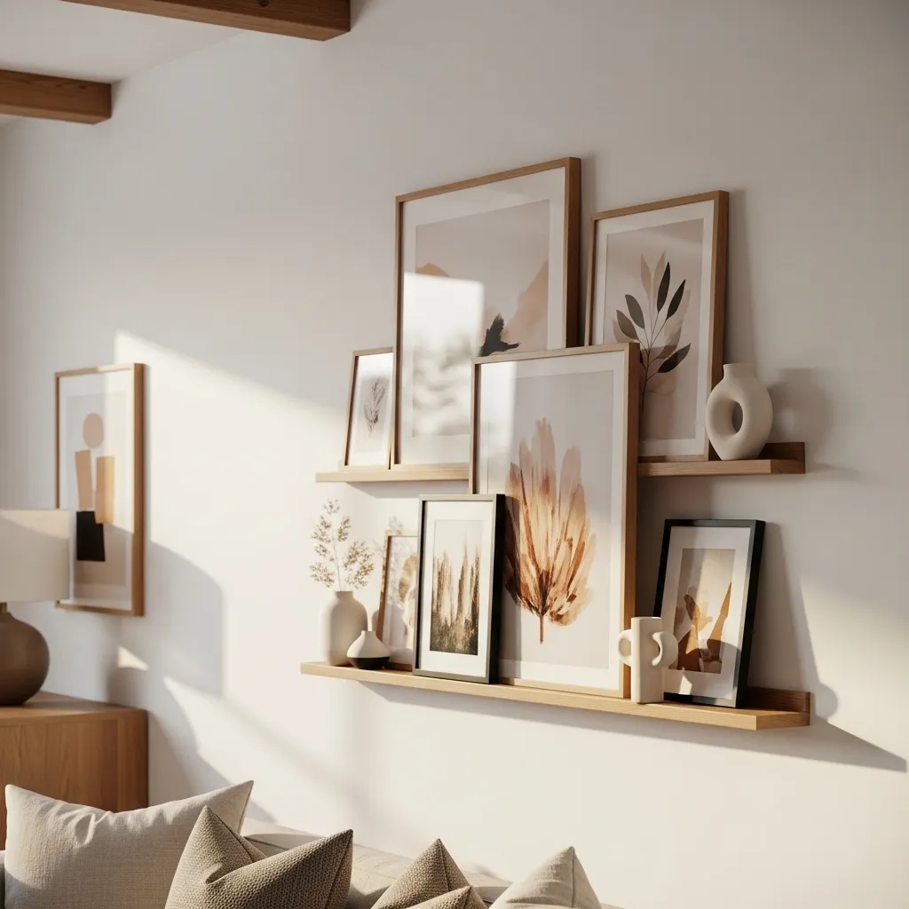 Gallery Wall Without a Drill