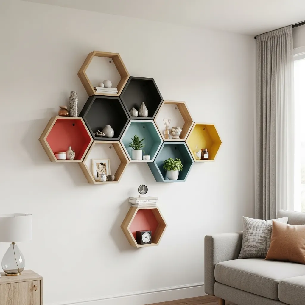 Go Geometric with Hexagon Shelves