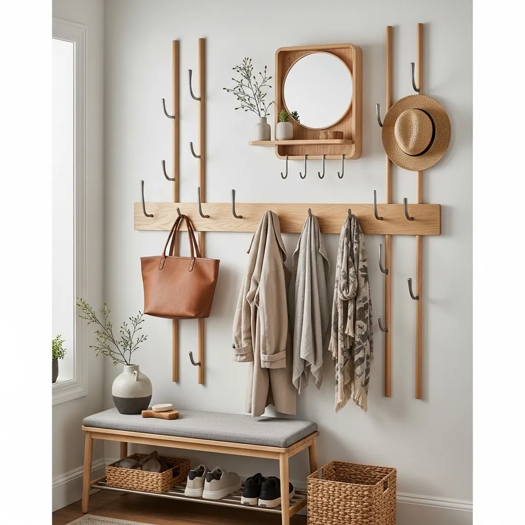 Go Vertical with Hooks and Storage