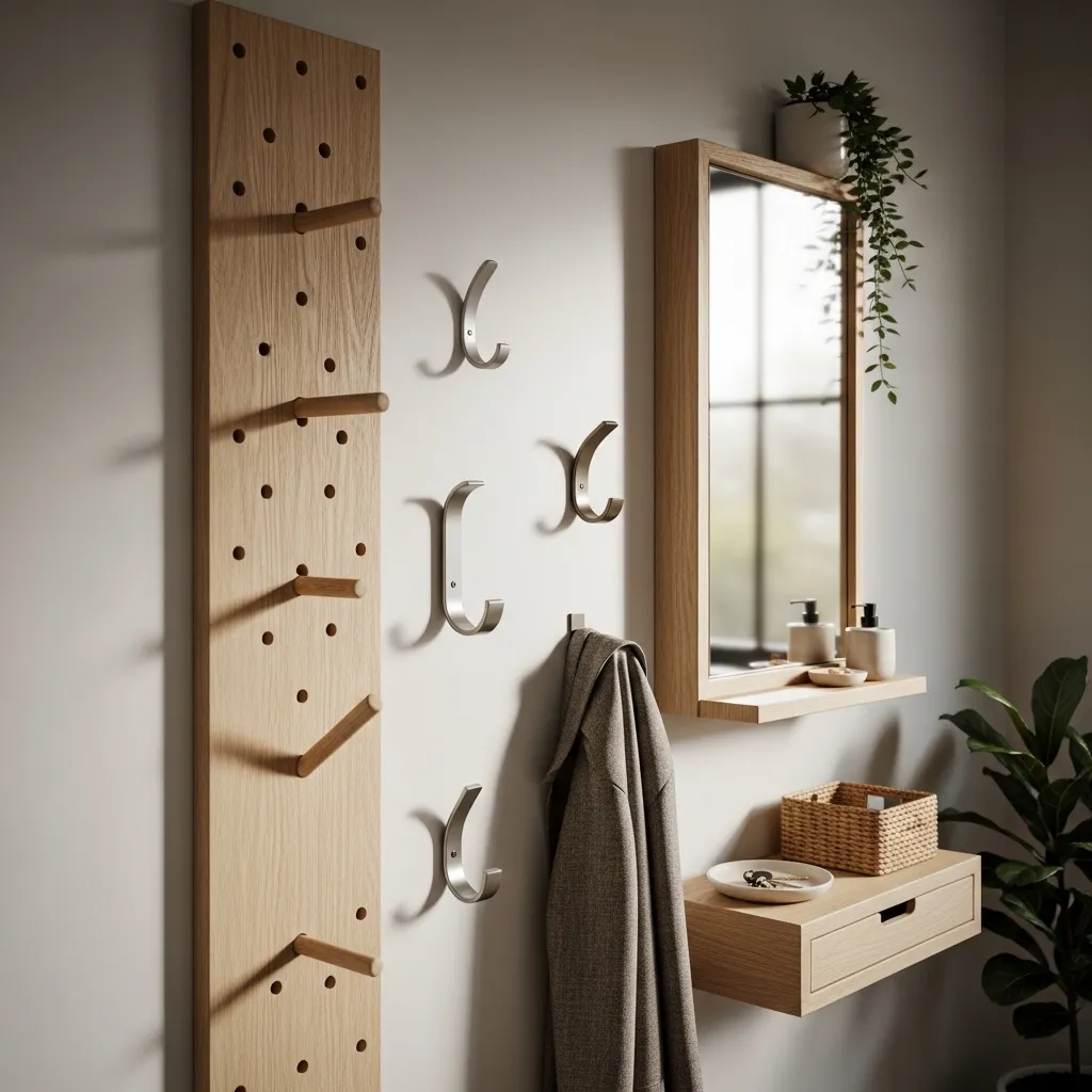 Go Vertical with Hooks and Storage