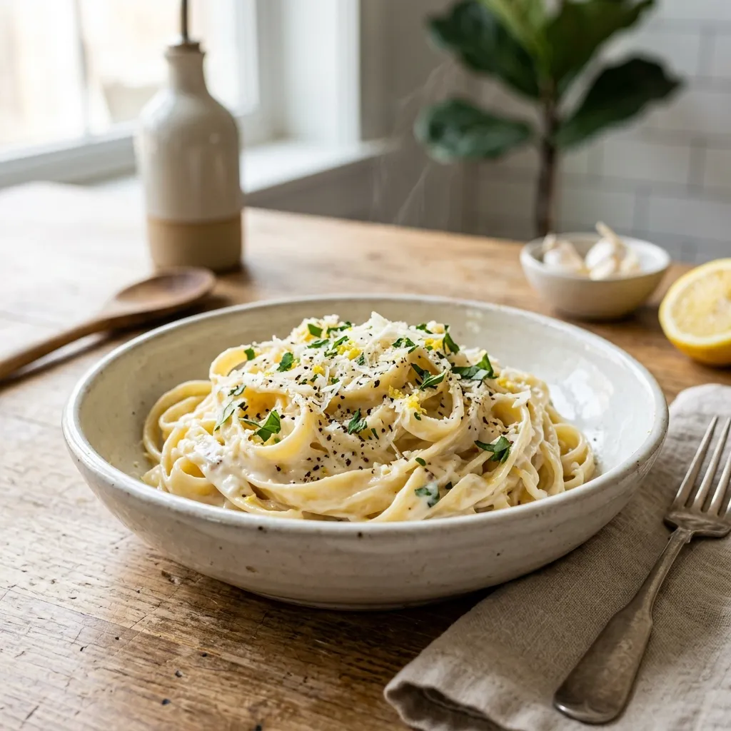 Greek Yogurt-Based Creamy Pasta