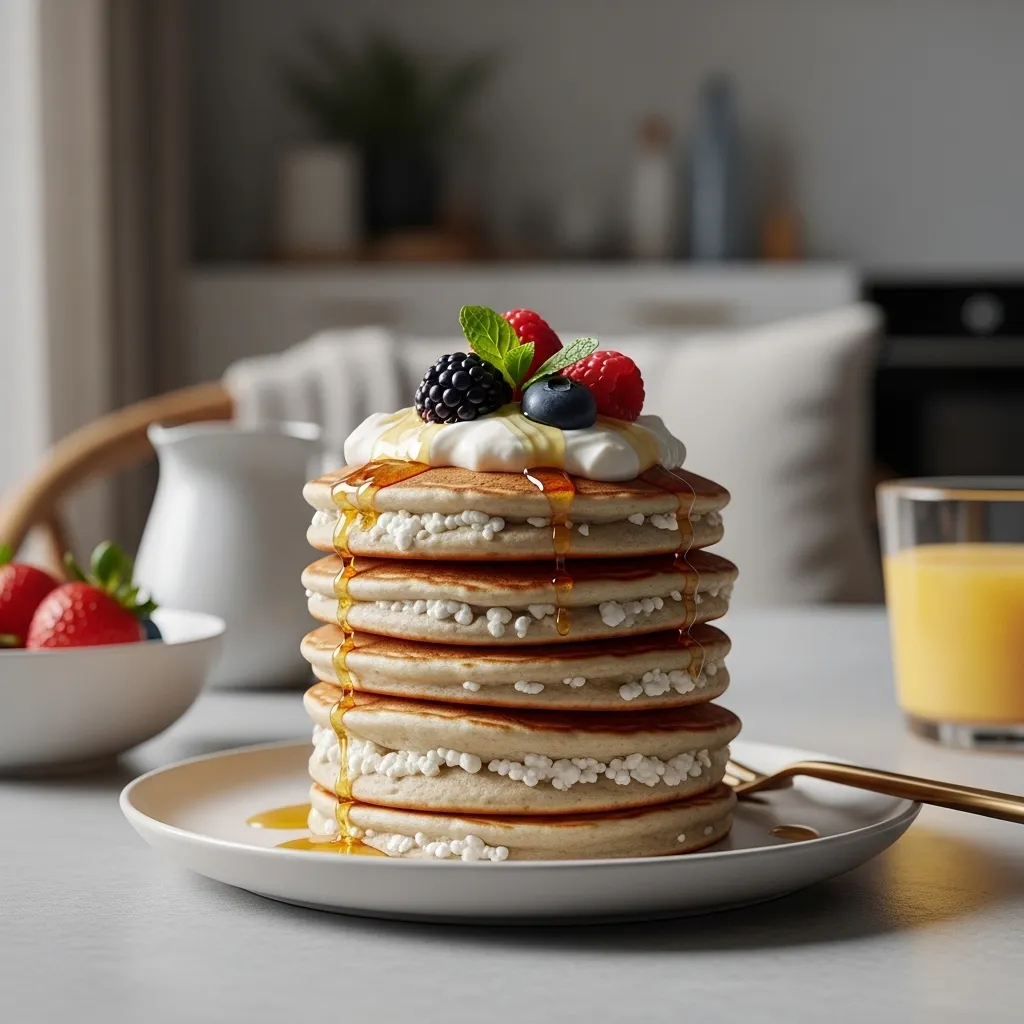 High-Protein Pancake Stack