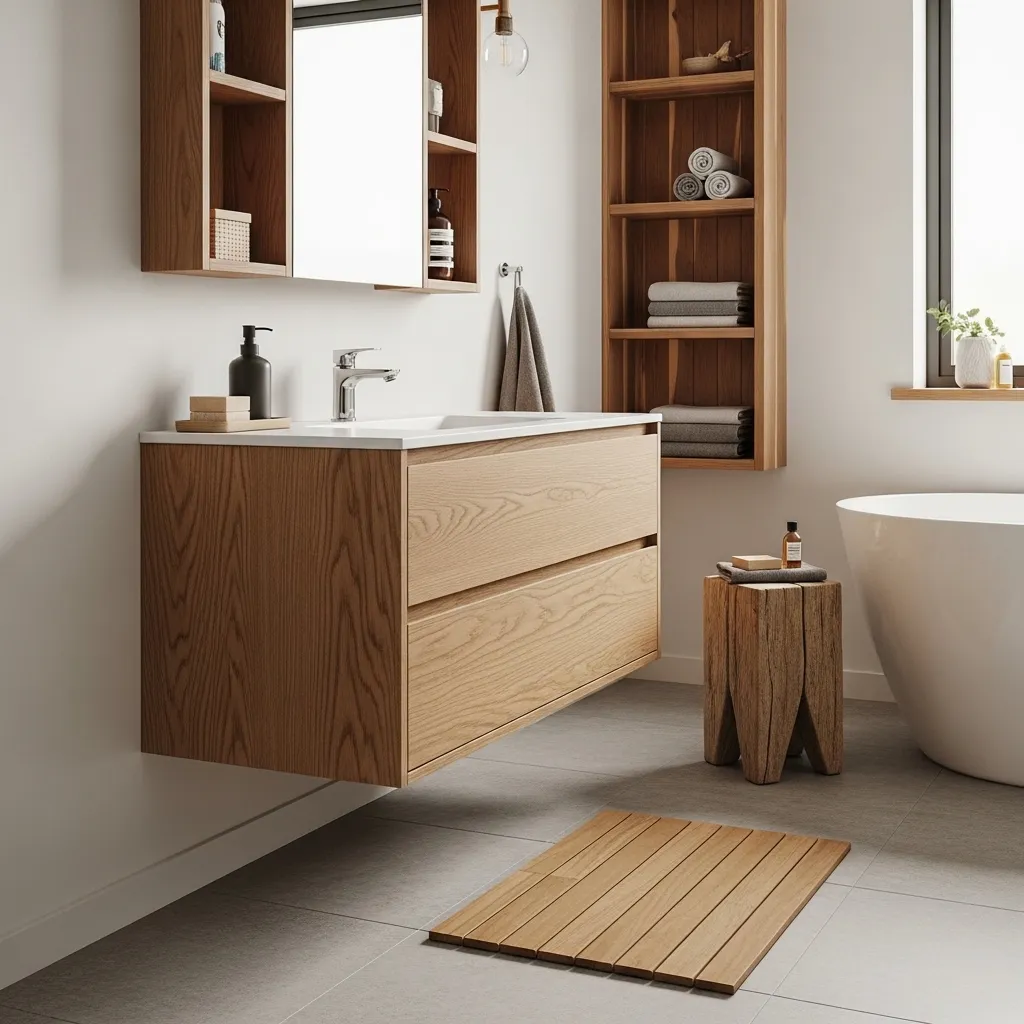 Incorporate Raw Wood Elements