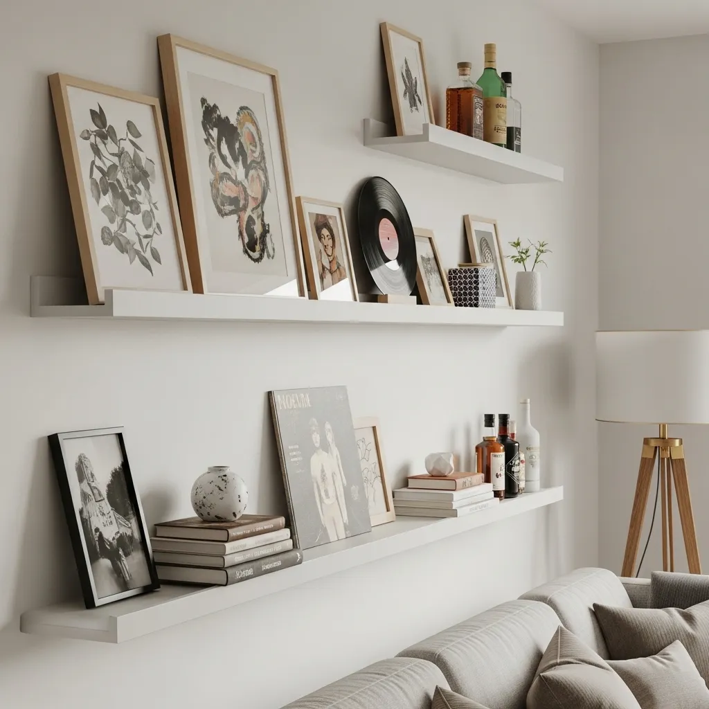 Keep It Minimalist with Picture Ledges