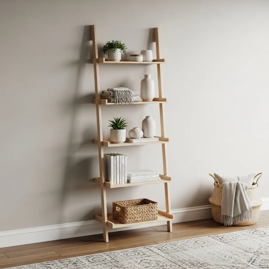 . Ladder Shelves