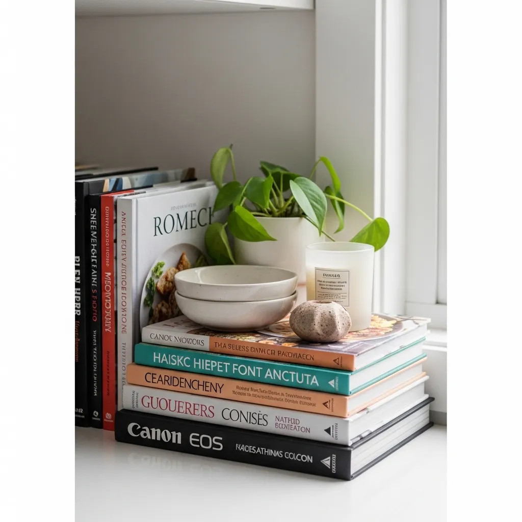 Layer Your Cookbooks Stylistically