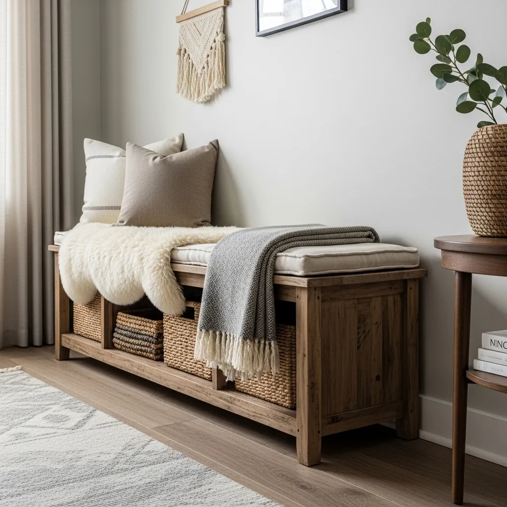 Maximize Seating with a Cozy Bench