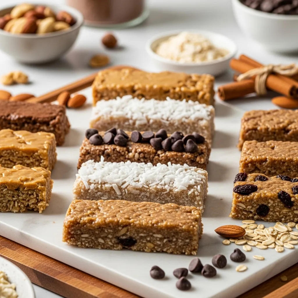 No-Bake Meal Prep Protein Bars