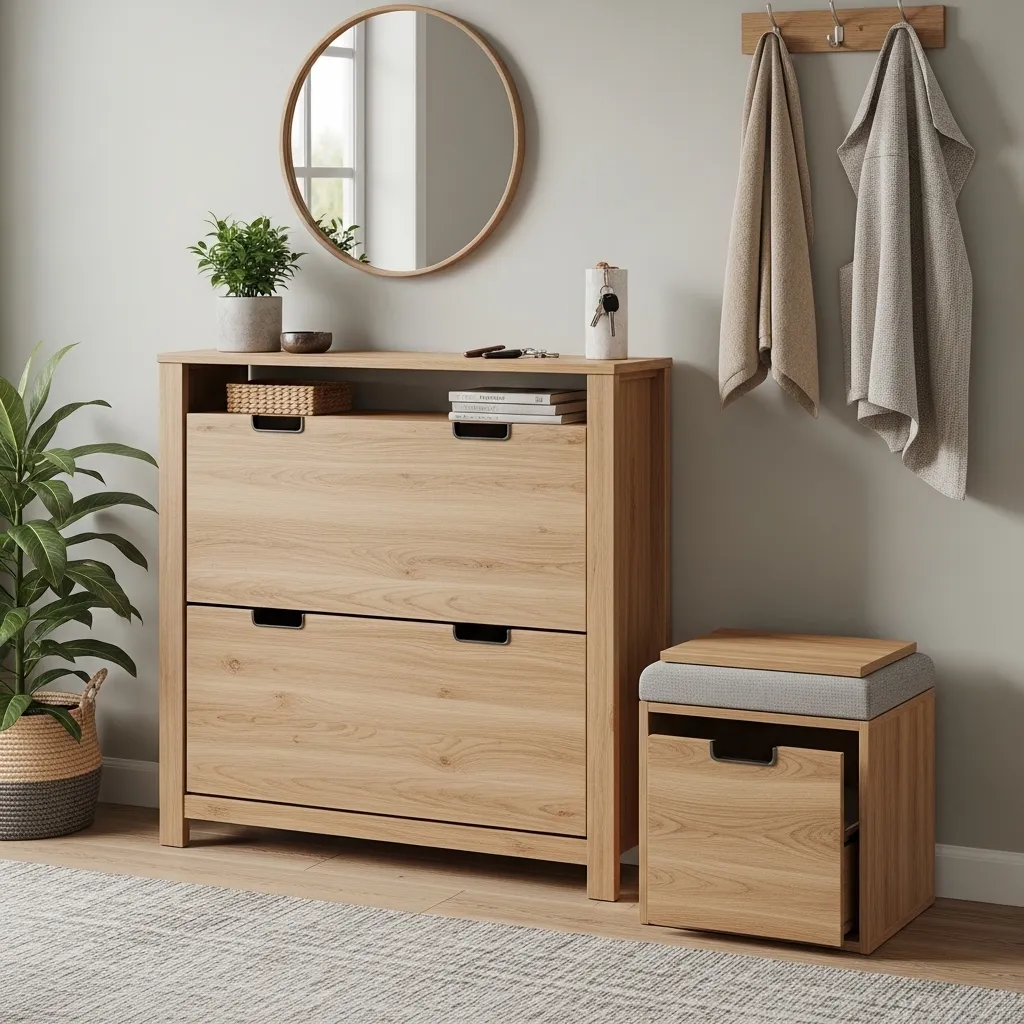 Opt for Slim or Double-Duty Furniture