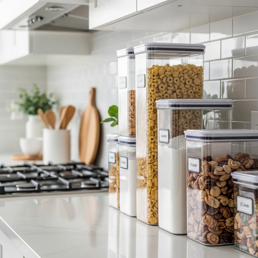 Organize With Clear Storage Containers