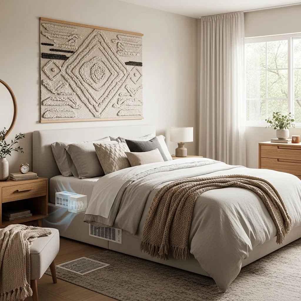 Position Your Bed Away from Exterior Walls