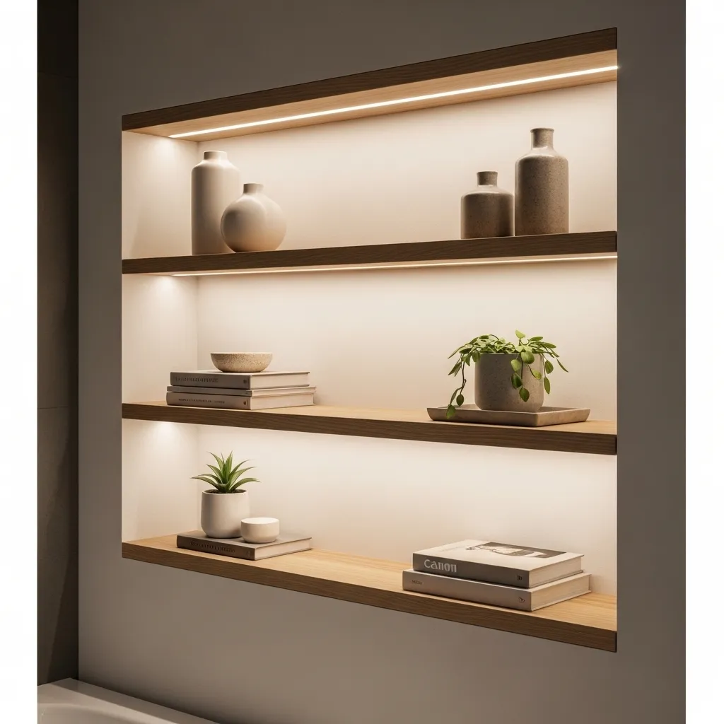 Recessed Shelving