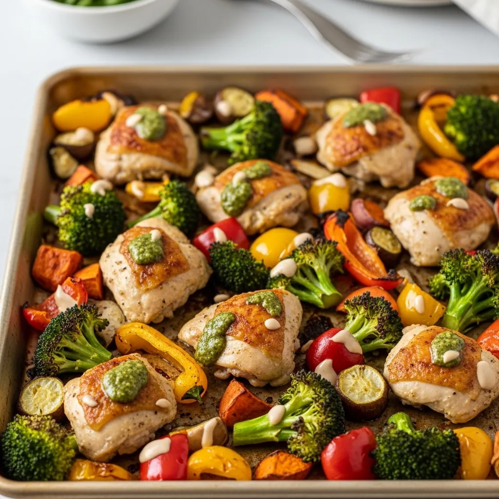 Sheet Pan Chicken & Veggies (Because You Hate Dishes)