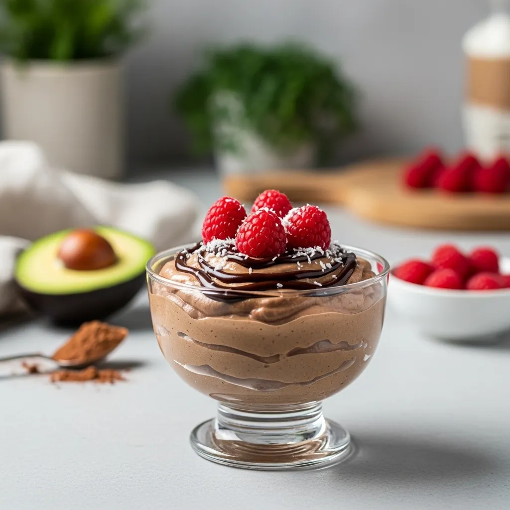 Silky Chocolate Avocado Mousse