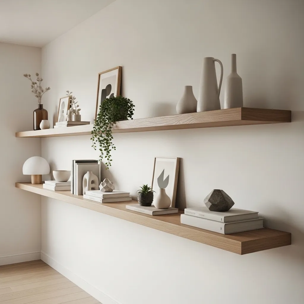 Single Long Statement Shelf